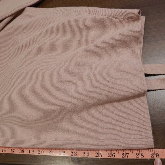 Hem & Thread Cardigan Womens M/L Pink Boho Casual Elegant Modern Relaxed Lounge - Picture 11 of 15